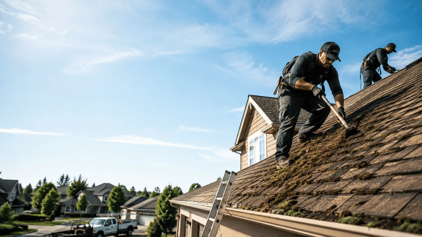 Roof Moss Removal in Mcadoo, PA near me